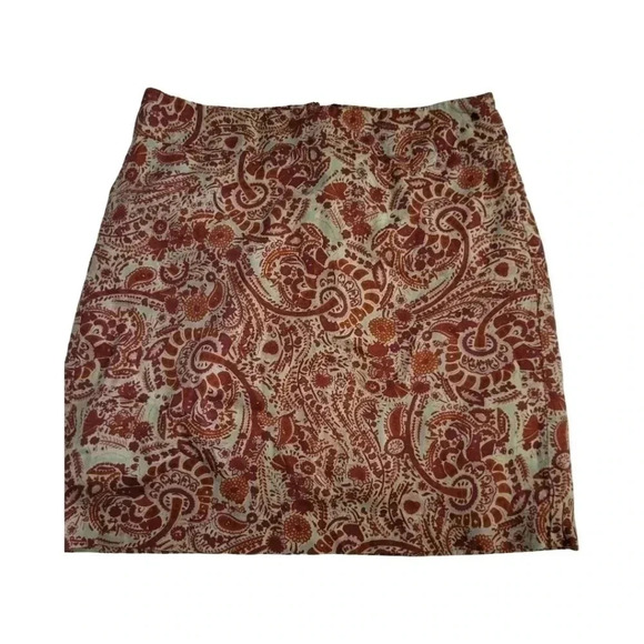 LOFT Paisley Pencil Skirt Size‎ 2P - Picture 1 of 5